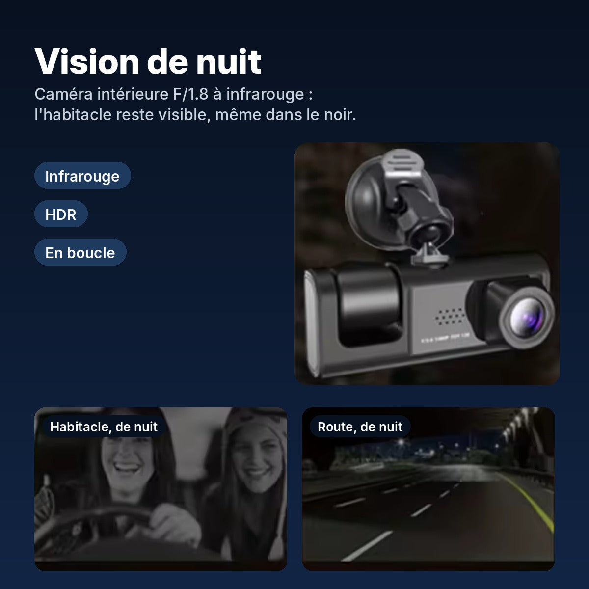 Vision de nuit infrarouge